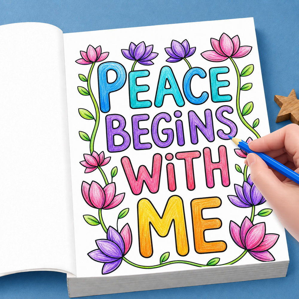 Adult Coloring Book Stress Relief - 28ページのメンタルヘルス向け大人用塗り絵、ポジティブアファメーション塗り絵ワークブック、ストレス解消リラックスドローイングブック