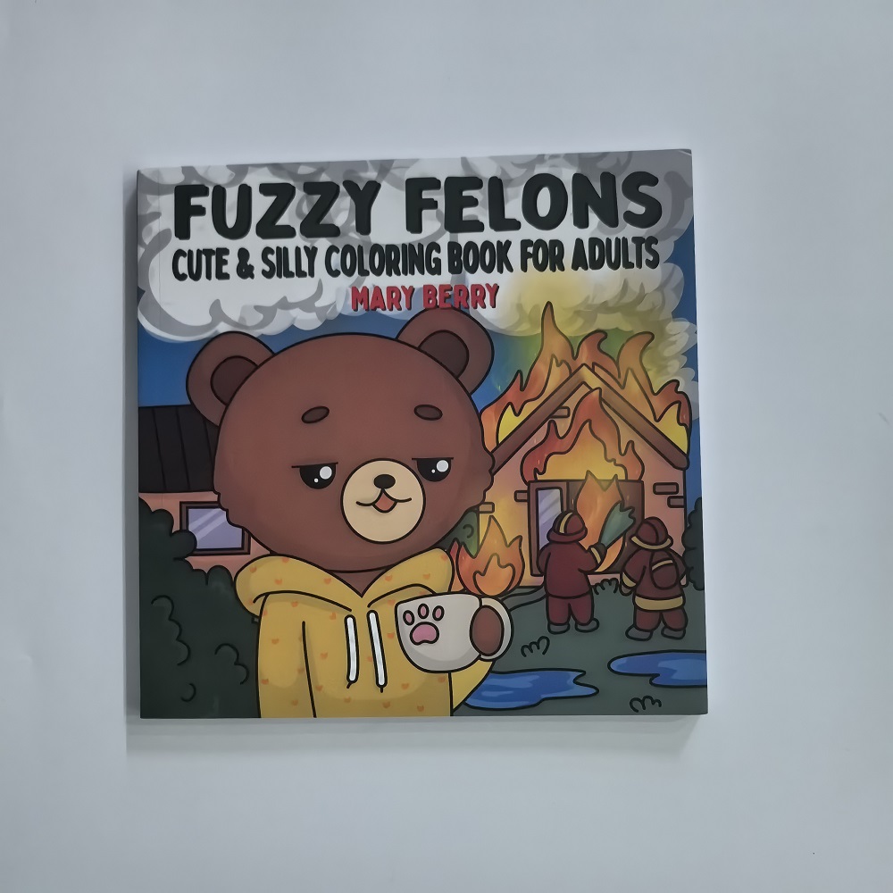 ファジー・フェロンズ 大人向け塗り絵 - かわいい動物キャラ - Adult Coloring Book Stress Relief のレビューと価格