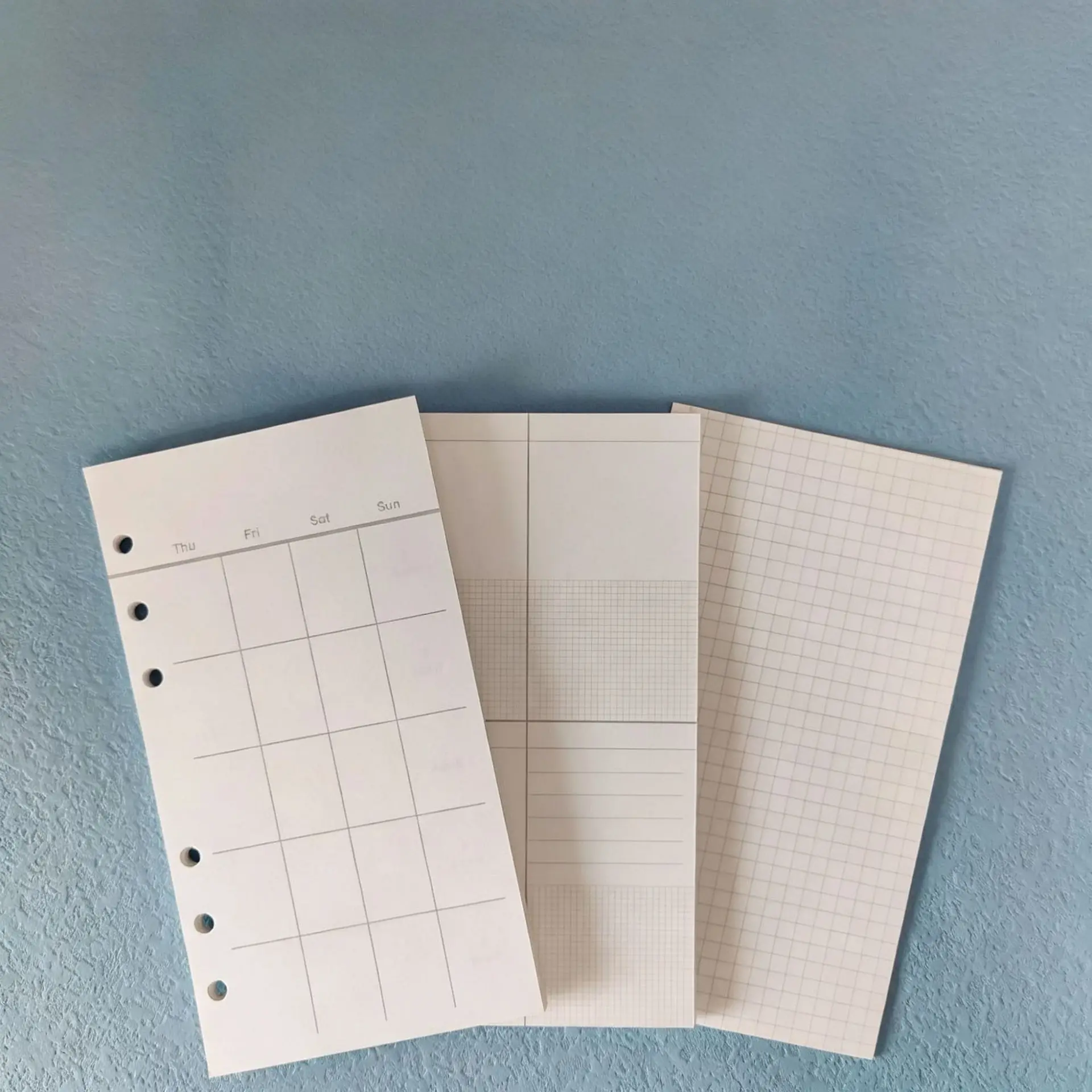 A5 A6 A7 ブラッククラフトホワイトルーズリーフノート - A5 Spiral Dotted Grid Notebook のレビューと価格