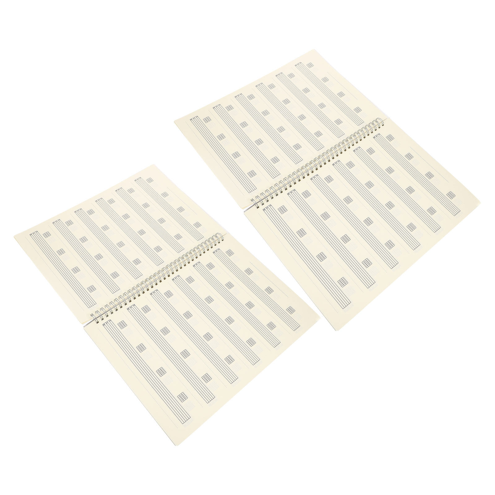 2枚組ギター原稿ノート 6弦ブランク楽譜用紙 ソングライティ - Blank Sheet Music Notebook のレビューと価格