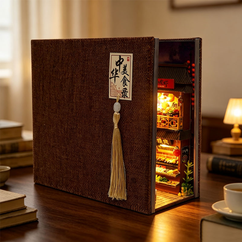 DIYブックヌック ドールハウス ミニチュア 木製本棚 シェ - Diy Wooden Book Nook Kit Shelf Insert のレビューと価格