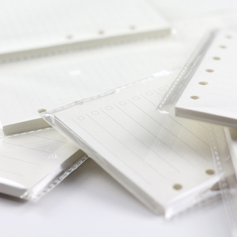 45 枚 A5 A6A7 ルーズリーフノートブックリフィルス - A5 Spiral Dotted Grid Notebook のレビューと価格