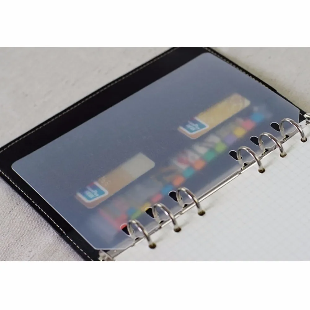 2 ピース/セット弾性透明セパレーターため A5 個人 A7 - Vintage Leather Journal Notebook のレビューと価格