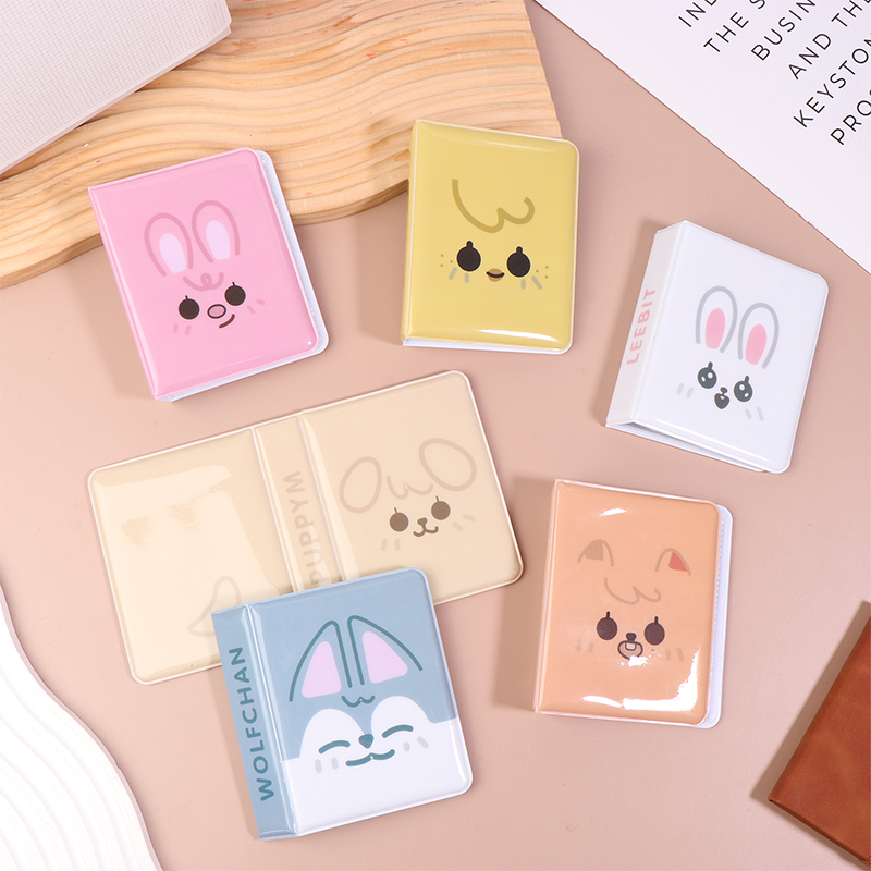 漫画動物3インチアルバム写真ポストカード収納アルバムアイドル - Kpop Photo Card Binder 3 Inch のレビューと価格
