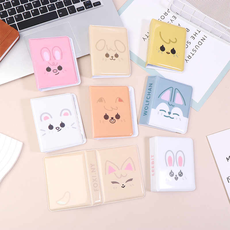 漫画動物3インチアルバム写真ポストカード収納アルバムアイドル - Kpop Photo Card Binder 3 Inch のレビューと価格