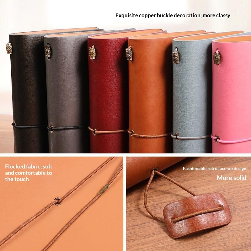 ホットヴィンテージPUレザー詰め替え可能ノートブックソフトカ - Vintage Leather Journal Notebook のレビューと価格
