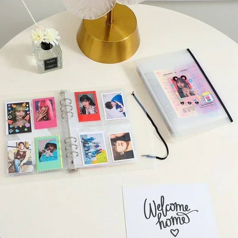 ハート型フォトカードホルダーアルバム、バインダー、フォトカー - Kpop Photo Card Binder 3 Inch のレビューと価格