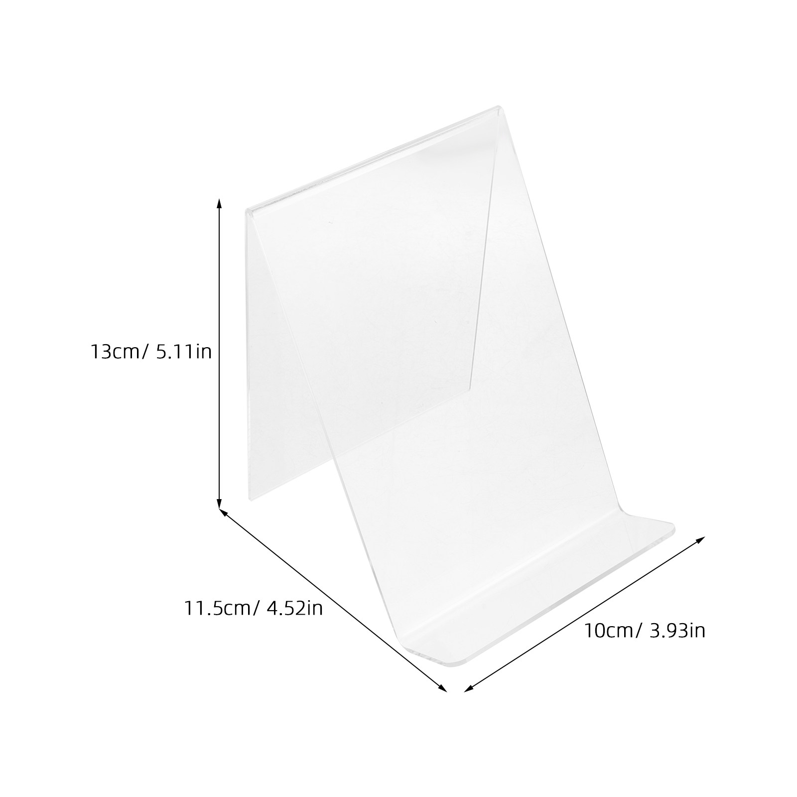 3個セット 透明アクリル製ブックスタンドホルダー イーゼルデ - Clear Acrylic Book Stand Holder のレビューと価格